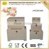 Blank Paulownia Wood Box With Latch thumbnail-1