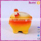 High Quality Custom Ceramic Pig Shape Money Bank thumbnail-2