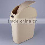 Household Garbage Can/Rubbish Bin With Relief Pattern/Plastic Trash Can thumbnail-2