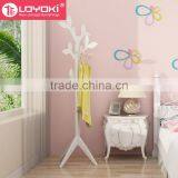 New Design MDF DIY Tree Shaped Coat Rack Stand Colorful Wall Coat Rack Clothes Hanger Rack Wholesale thumbnail-2