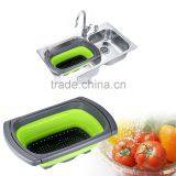 Foldable Plastic Sink Colander/foldable Plastic Colander thumbnail-5