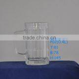 Different Size Frosted Sublimation Hot Summer Customized Glass Beer Mug thumbnail-1