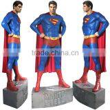 Outdoor Garden Decoration Resin Craft Life Size Superman Statue thumbnail-1