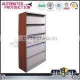 Used Library Furniture Metal Magazine Rack Used Library Bookcases for Sale thumbnail-3