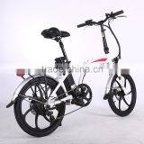 20 Inch CE Electric Bicycle Aluminum Alloy Suspension Fork Folding Electric Bike With One-piece Aluminum Alloy Wheel thumbnail-2