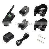 Rechargeable 300m Waterproof Electric Shock Vibra Remote Dog Pet Safe Training Collar thumbnail-5