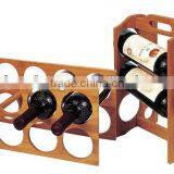 New Style Custom Wholesale Natural Bamboo Wine Rack