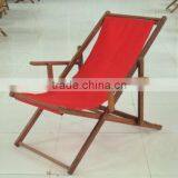 2016 Wooden Beach Chair With Canvas Fabric for Outdoor Furniture thumbnail-3