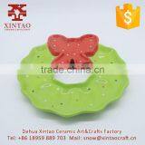 Custom China Porcelain Bowknot Christmas Plates Lowest Price thumbnail-1