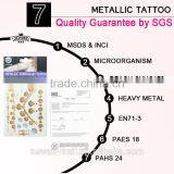 High Quality Gold Metallic Temporary Tattoo thumbnail-3