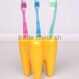 ABS Teeth Shaped Toothbrush Holder (orange) thumbnail-1