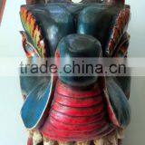 Dragon Mask Wall Hanging Decor Handmade in Nepal thumbnail-3
