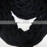 Fashion Winter Ladies Knitted Loop Noodle Acrylic Plain Handmade Crochet Scarf thumbnail-3