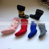 High Quality Winter Windproof Warm & Soft Fleece Rain Boot Liners With Knit Cuff thumbnail-2