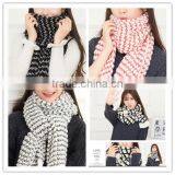 Winter Lady and Women or Men Fashion Pure Color Knit Scarf Winter Muffler Ladies Scarf thumbnail-1