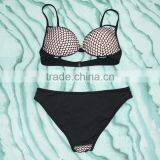 Black Women Crochet Bikinis Sexy Cups Classy Swimsuits thumbnail-3