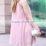 Zm35711a Summer Fat Women Sleeveless Chiffon Dresses for Pregnant thumbnail-4