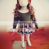 Latest Design Woolen Stripe Knitted Girls Sweater thumbnail-1