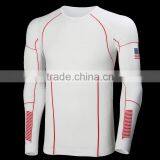 Mens Seamless Compression Long Sleeves Under Base Layer Tops thumbnail-2