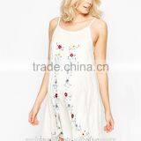 Cami Top Embroidery Midi Maternity Dress Fashion Dress Maternity Clothing thumbnail-3