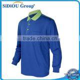 Cheap Long Sleeve Two Color Polo Shirt Price thumbnail-1