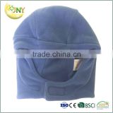 100%Polyester blue winter hats for babies and toddlers
