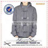 2016 Fake Horn Rib Woolen Jacket thumbnail-1