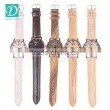 Newest Wooden Leather Watch Custom Logo Fashion Wrist Watch thumbnail-3
