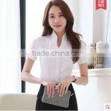 Custom Chantilly Nice Design Women Formal Blouse Fashionable Shirts for Girls thumbnail-1