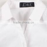2017 New Design Ladies Office Wear White V-neck Collar Blouse for Women thumbnail-4