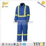 100% Cotton FR Treated Heavy Quilted Lining FR Reflective Safety Coverall thumbnail-1