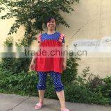 Mom And Me Outfits Mother And Daughter Matching Clothing Sets 4th Of July Boutique Clothes Sets USA Holidays Tops And Leggings thumbnail-4