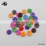 15MM Wood Buttons Sewing Accessories Colorful Buttons Round Shaped for DIY thumbnail-1