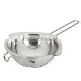 1Pc Stainless Chocolate Melting Pot Butter Milk Pouring Bowl Kitchen Bakery Baking Mixing Tools Helper Gadgets Bakeware thumbnail-3