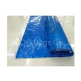 Large , Small Blue Foldable Woven Polypropylene Sand Bags Waterproof