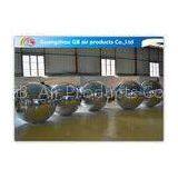 Mirror Ball Silver Giant Inflatable Holiday Decorations For Promoting Custom Made