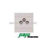 TV-FM-SAT Triple Socket (wall Socket ,multi-function Socket) thumbnail-1