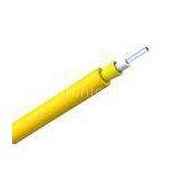 Simplex Indoor Fiber Optic Cable for Telecommunication Network , Yellow thumbnail-1