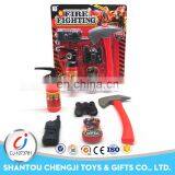 Novel Red Fire Military Police Suit Plastic Pretend Play Preschool