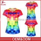 2017 Creat Your Own Mixed Color Summer 3D Cheap 100 Polyester Sublimation Women T Shirt thumbnail-1