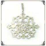 Nickle Plated Metal-zinc Alloy Snowflake Hanging Ornaments Hot Sale thumbnail-1