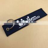 Woven Key Chain Crew Luggage Tags Remove for Flight