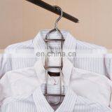 Multifunctional Fishbone Hanger, Good Quality Stainless Steel Scarf Pants Hanger thumbnail-3