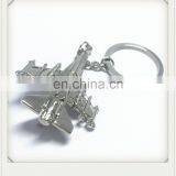 Beautiful Custom Design Airplane Metal Keyring