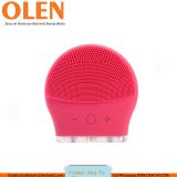 Mini Portable OLEN 2020 Waterproof Sonic Face Cleansing Washing Machine Massage Brush Electric Silicone Facial Cleanser Brush