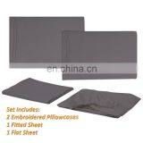 Brushed Microfiber 1800 Bedding - Wrinkle, Fade, Stain Resistant - 4 Piece (Queen),Bed Sheet Set thumbnail-1