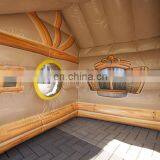 Western Theme Inflatable Barrier Go Karts Racing Game Outdoor Inflatable Speedway Race Track thumbnail-6