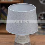 Western Style Vintage Cheap Price Barrel Shape Ceramic Base Office Desk Lamp for Home Decor thumbnail-2