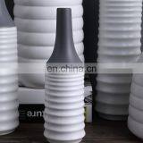 Wholesale Custom Nordic Interior Decoration Ornaments Two-color Unique Design Cheap Ceramic Dried Flower Vase thumbnail-4