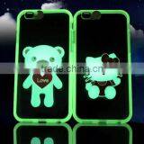 Cartoon Luminous Protective Sleeve, KT Cat Bells Flashing Mobile Phone Shell thumbnail-1